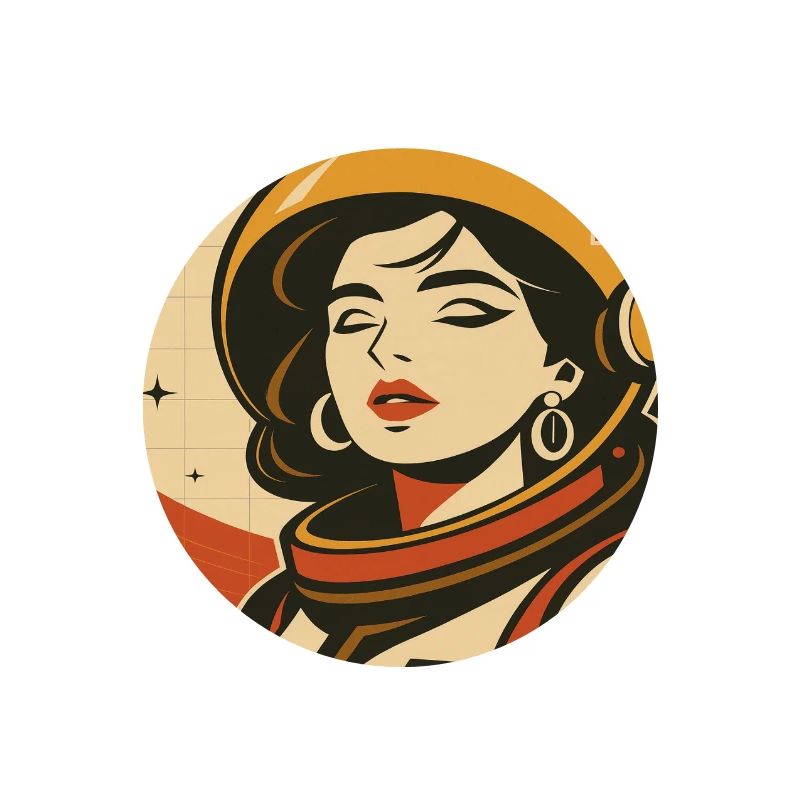 Astronaut Retro Space Comic