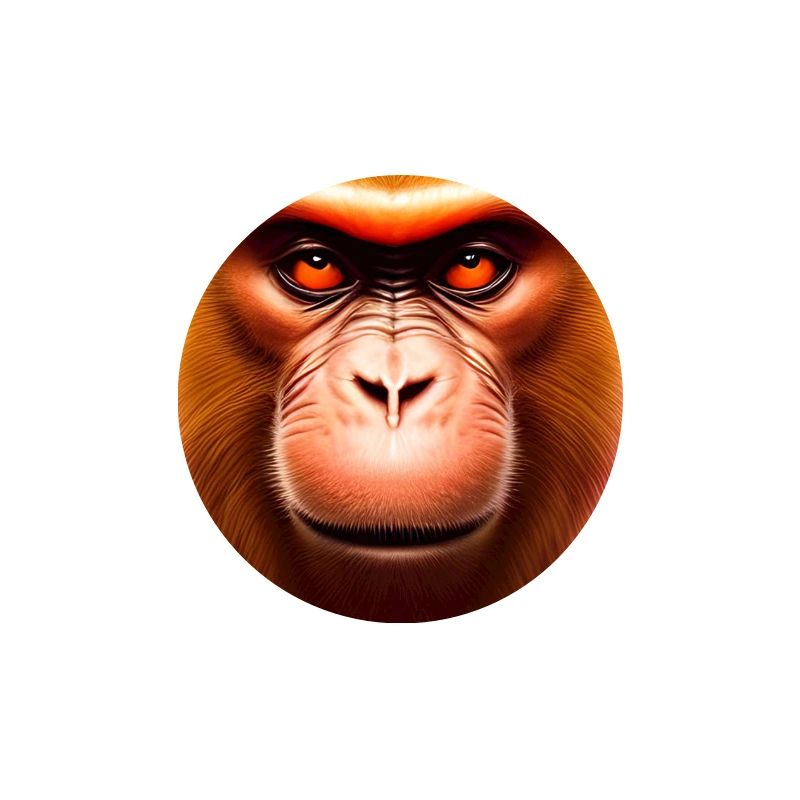 Cooler Affe
