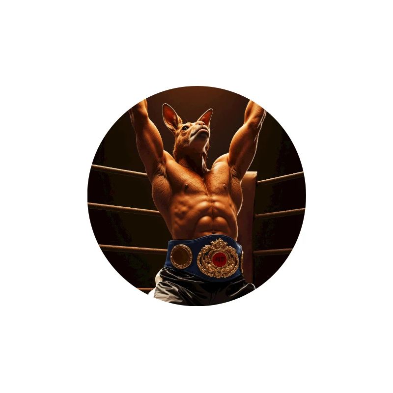 Champion Kangaroo Humanoid Boxer