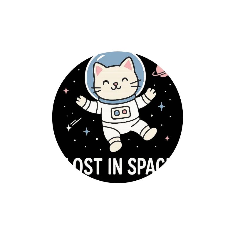 Astronaute chat perdu dans l’espace