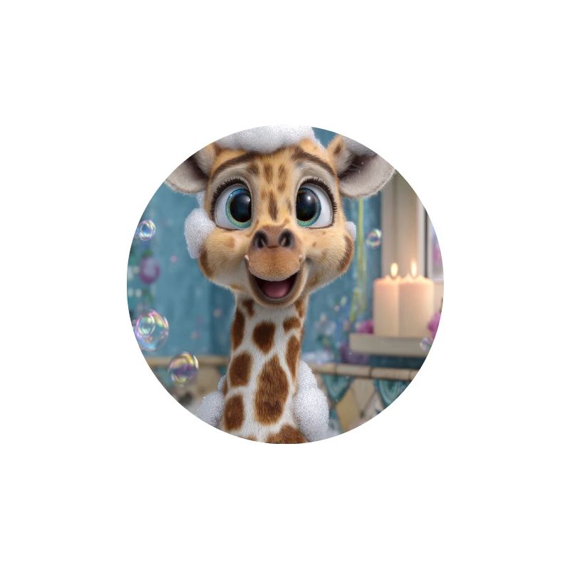 Bubble Bath Giraffe Charm