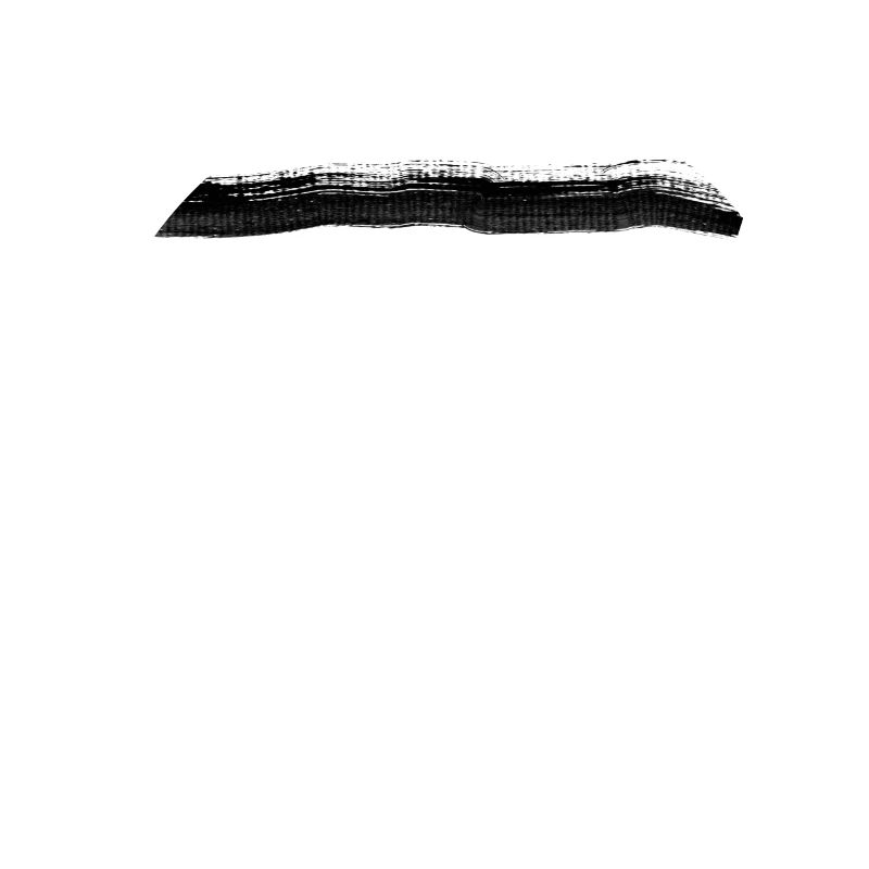 Black brush stroke line basic text