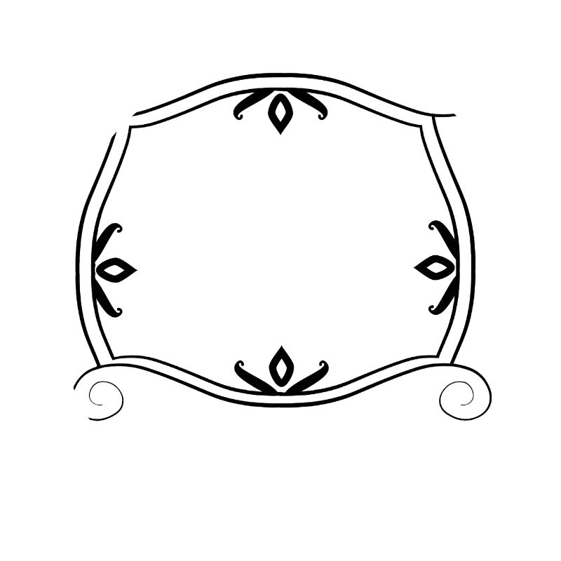 Schwazer Elegant frame with decoration