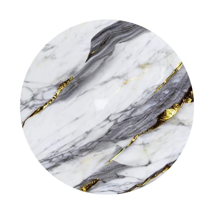 Marble White Gold Structure