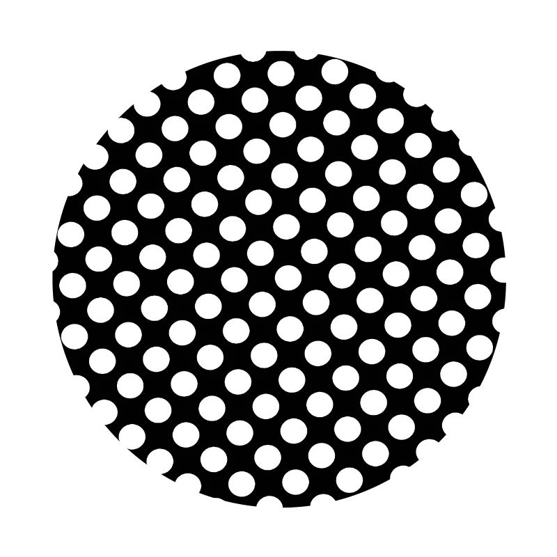 Polka dot black and white background dot pattern