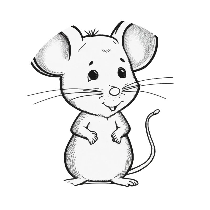 Tiny Mouse - Cute and Curious