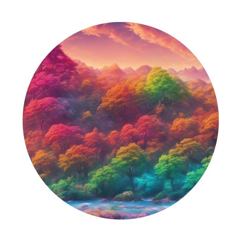 A technicolor dreamscape