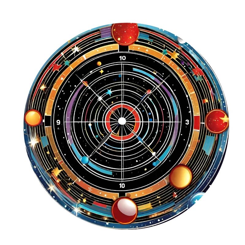 Précision planétaire - Jeu de fléchettes Galaxy