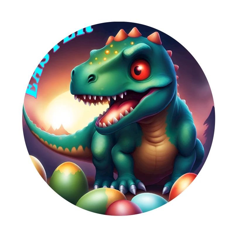 Dinosaur Red Eyes Easter