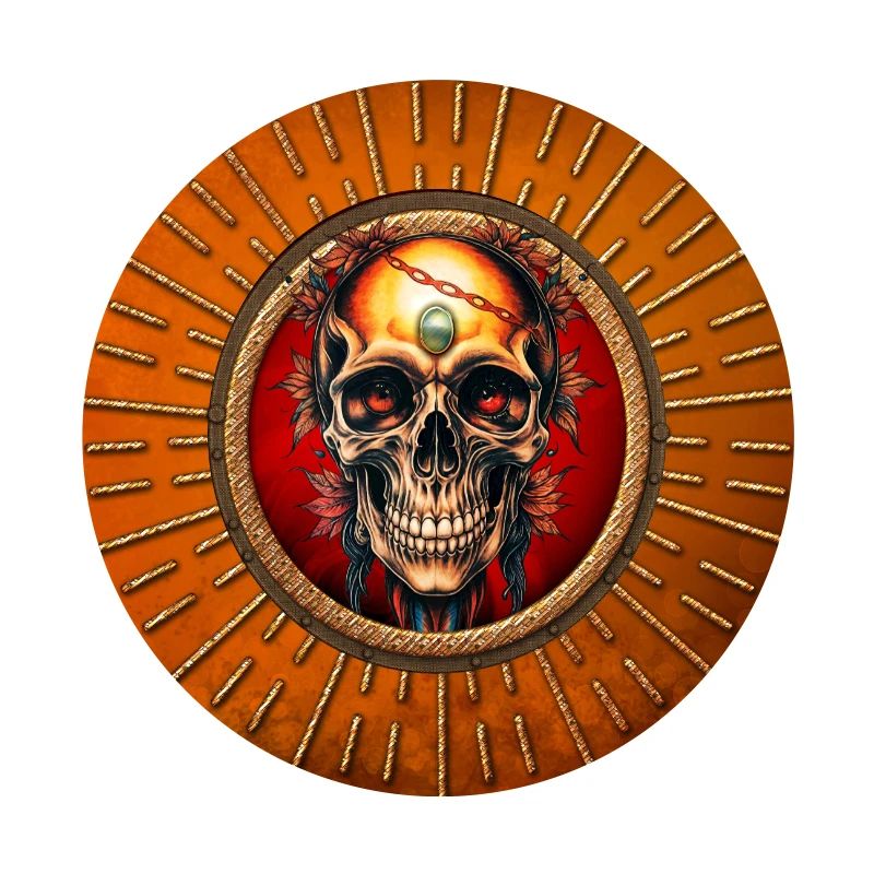 A skull whose