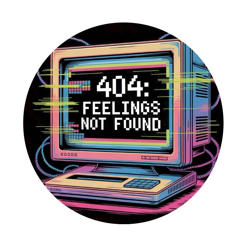 Retro Computer 404 No Feeling