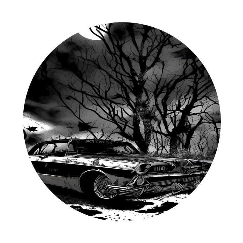 Oldtimer Oldtimer unter verwunschenem Baum