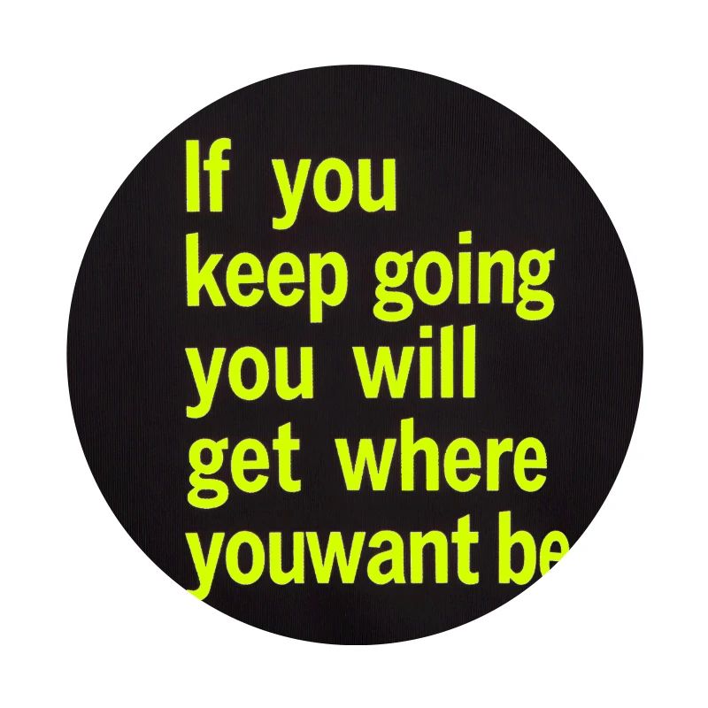Lasting motivation neon text