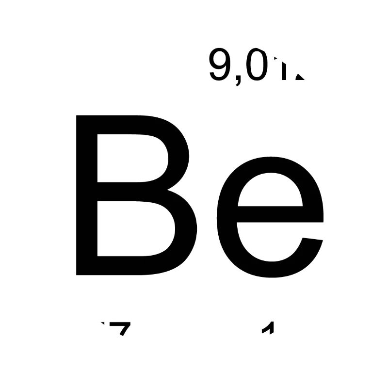 Be Element Style: Periodic Table Pattern Beryllium