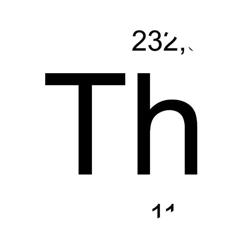 Th Thorium Element Icon Artwork