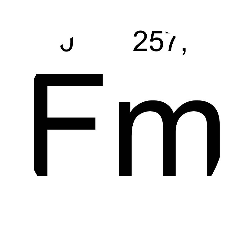 Fermium Period Table Design