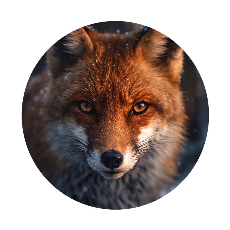 Fox scouting at dusk