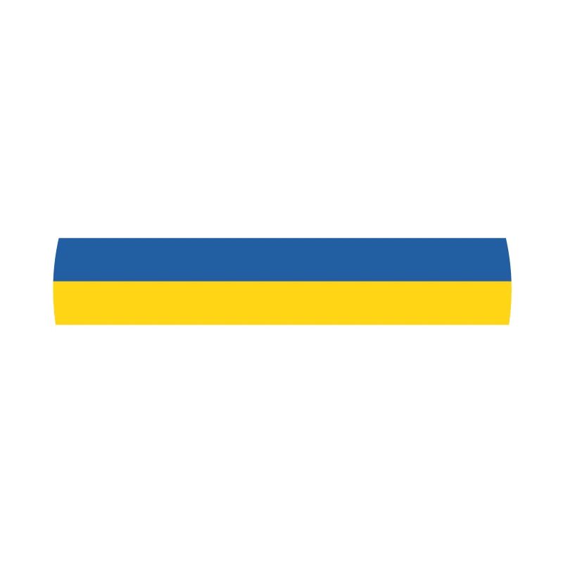 Linie oder Flagge Ukraine
