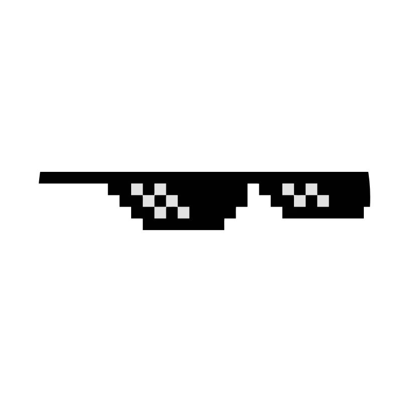 geeks lunettes pixel internet meme