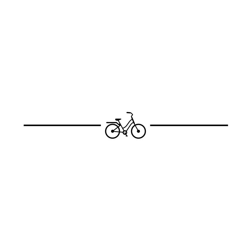 Bicycle icon line