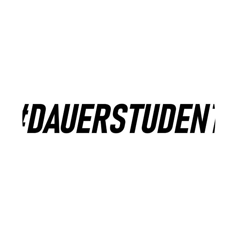 DAUERSTUDENT in schwarz