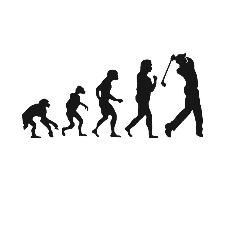 Golfeur évolution golfeur golf évolution