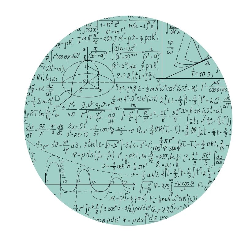 Math Equation Pattern, Math Formula Lover Gift