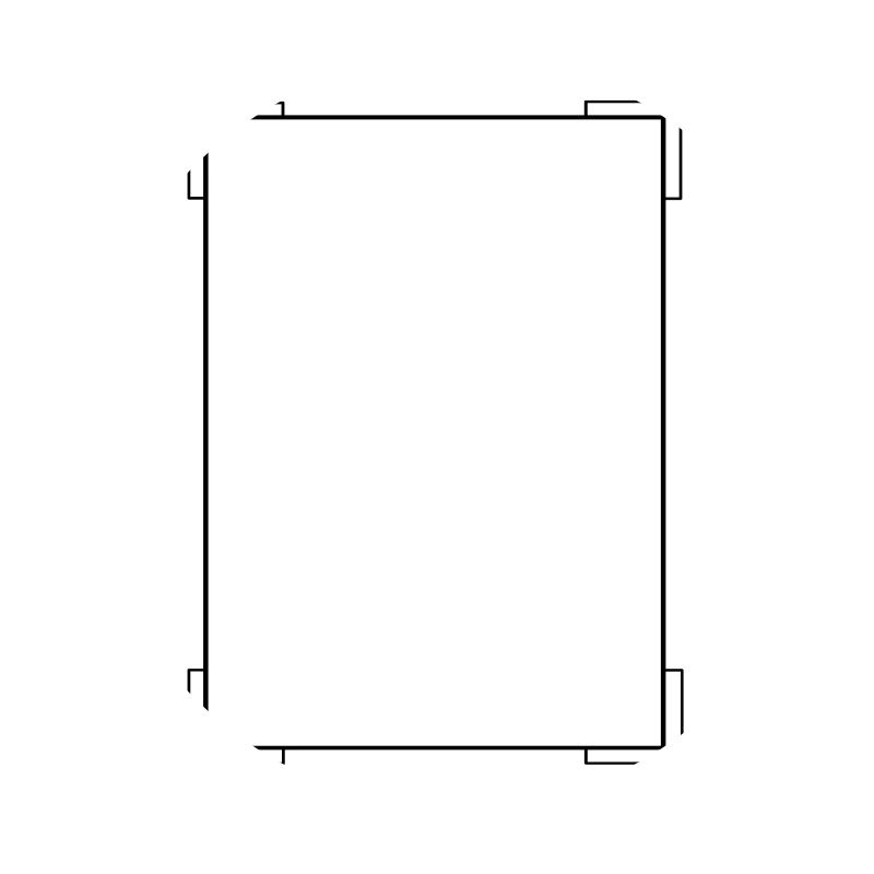 Black border with lines basic text