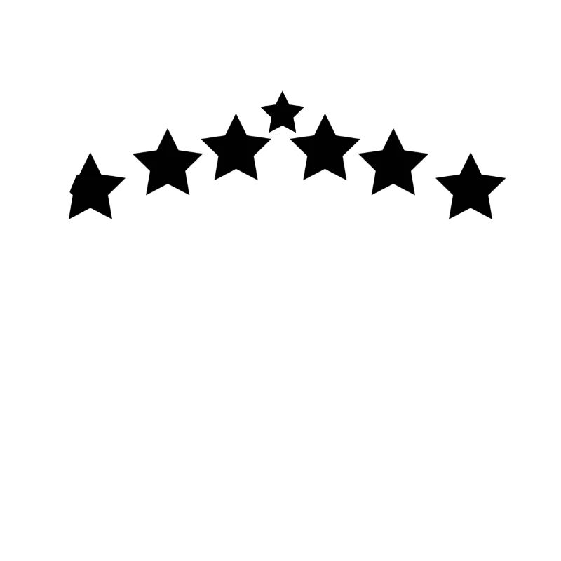 Star asterisk frame decoration gift
