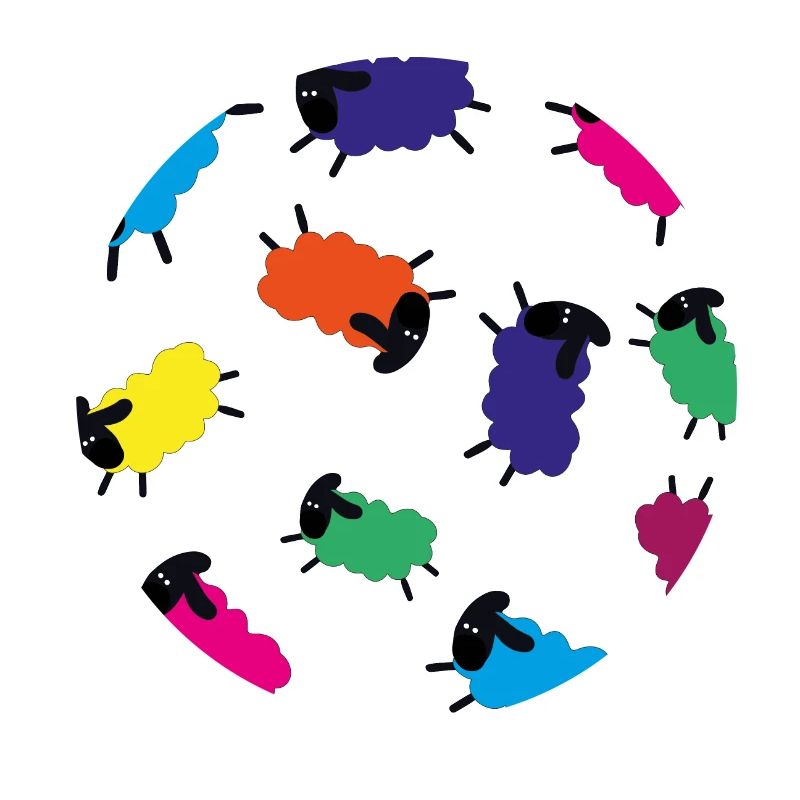 sheep,sheep,illustration,comic,mow