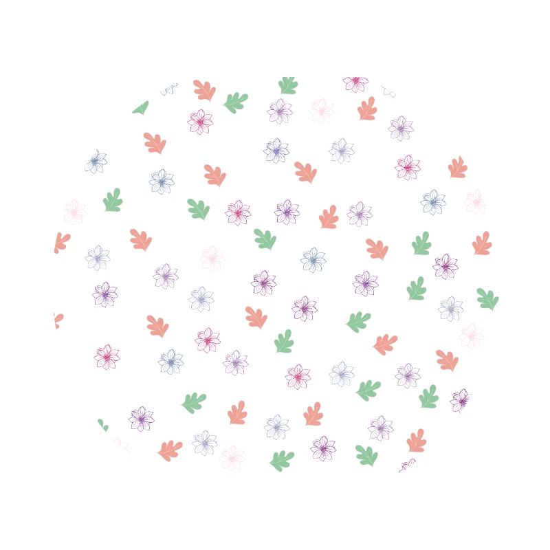 Flower & Leaf Pattern