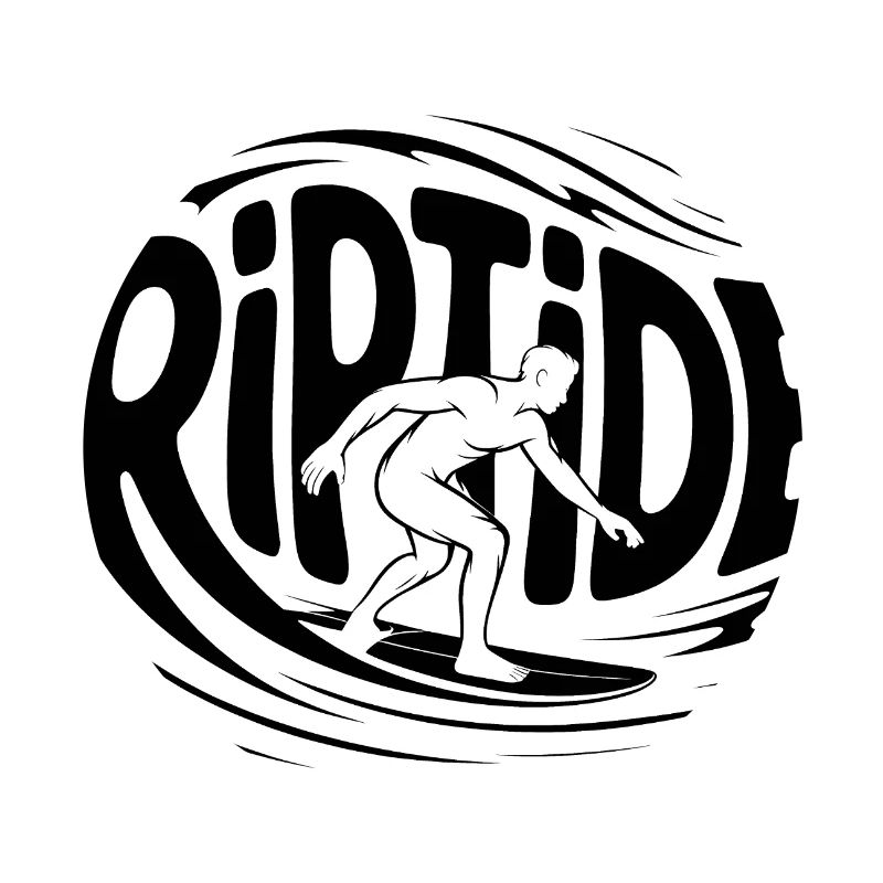Riptide - Cooles Surfer-Logo