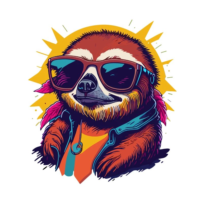 Retro Sloth