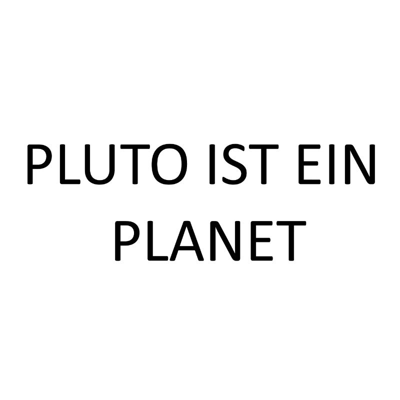 Pluto ist ein Planet!!!