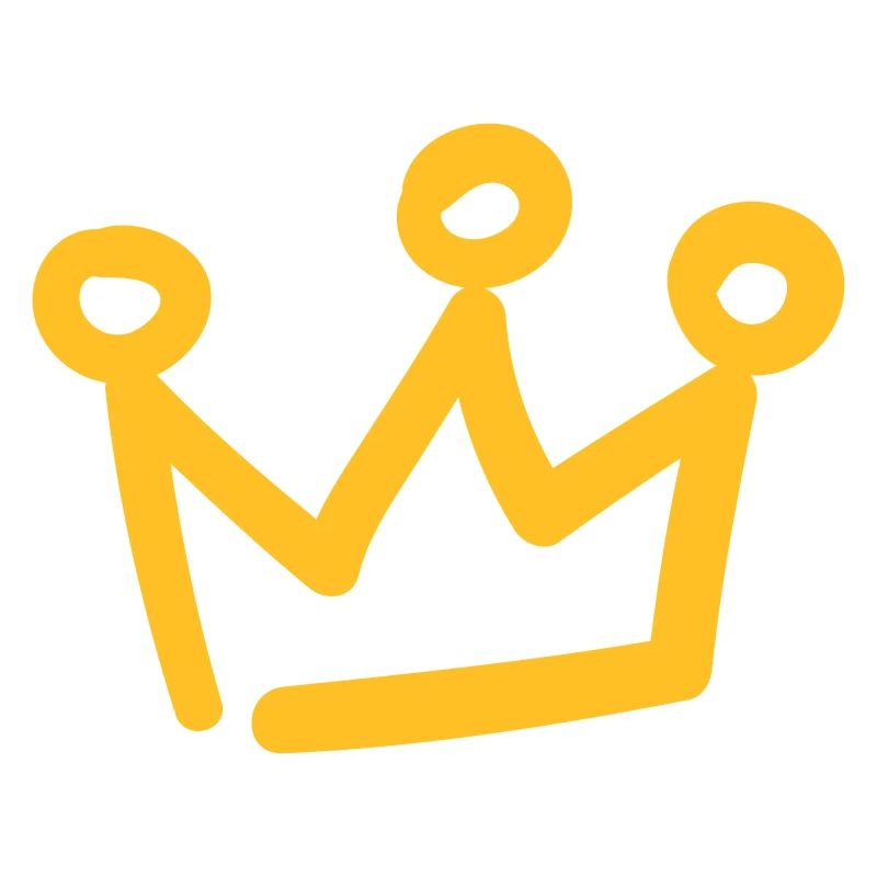 Crown line drawing