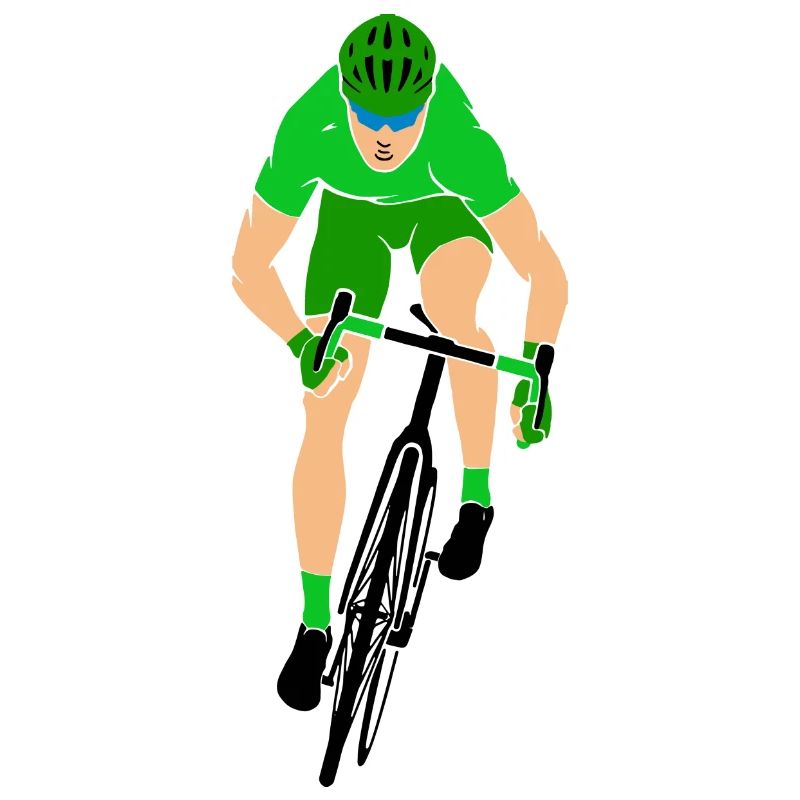 Sprinter sulla bici da strada