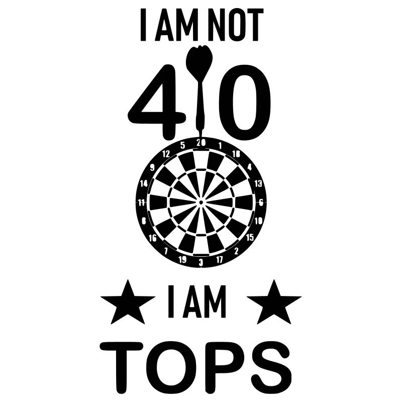 40. Geburtstag Dart Tops Geschenk