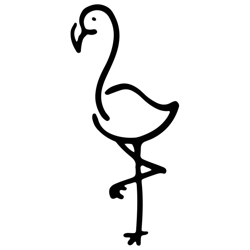 Flamingo Design / Geschenkidee / bunter Vogel