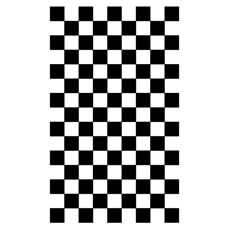 quadrillé pattern black white