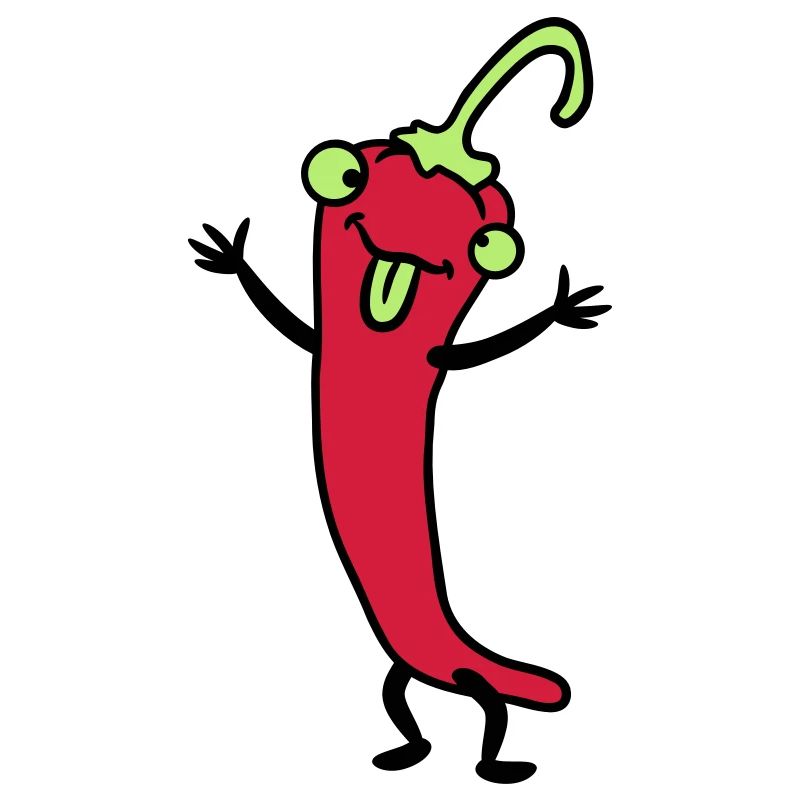 Chili chilli peppers hot funny comics