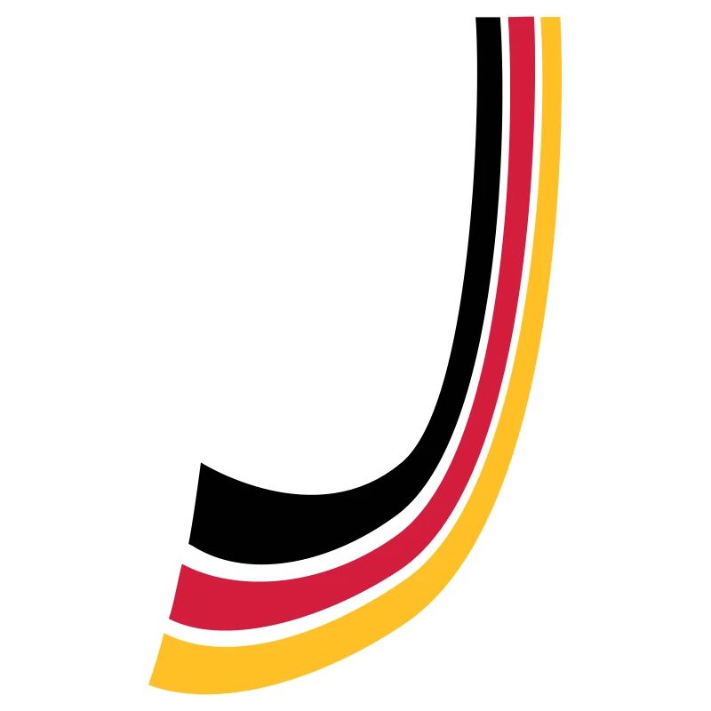 Germany bow lines flag