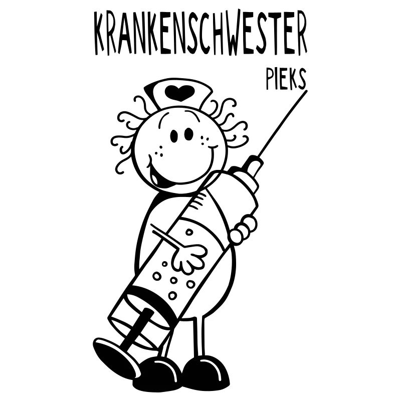 Krankenschwester mit Spritze - Geschenk