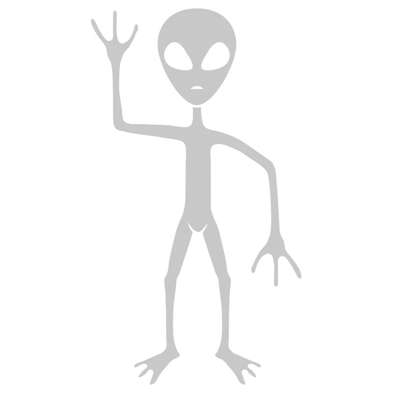 Alien Visitor Greeting Alien