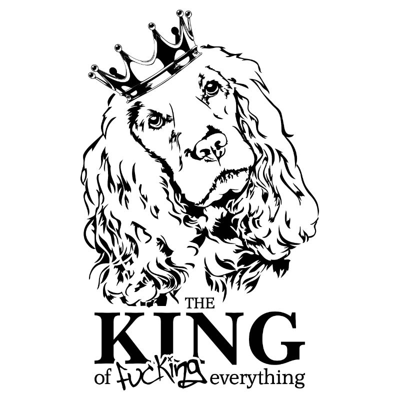 COCKER SPANIEL King Hundespruch Hunde Wilsigns