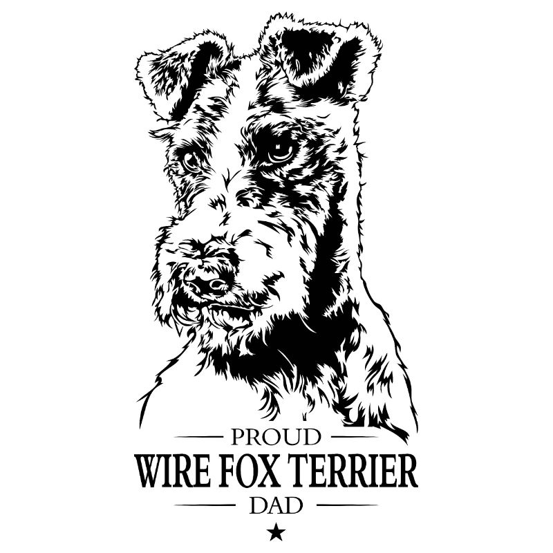 Wire Fox Terrier Dad Hunde Foxterrier Wilsigns