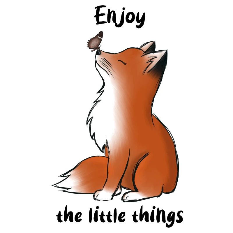 Cute Fox Butterfly Easter Spring Gift