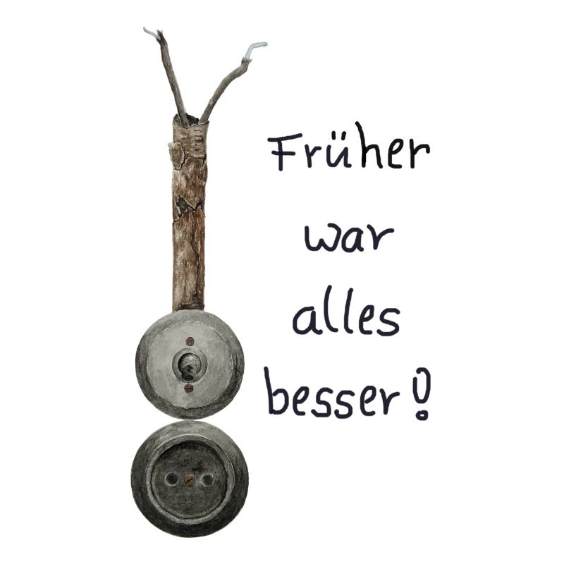 Lichtschalter mit Steckdose