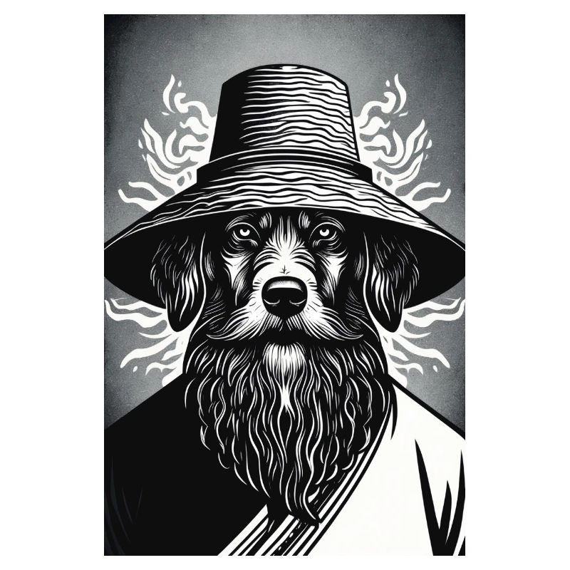 Der wachsame Hund