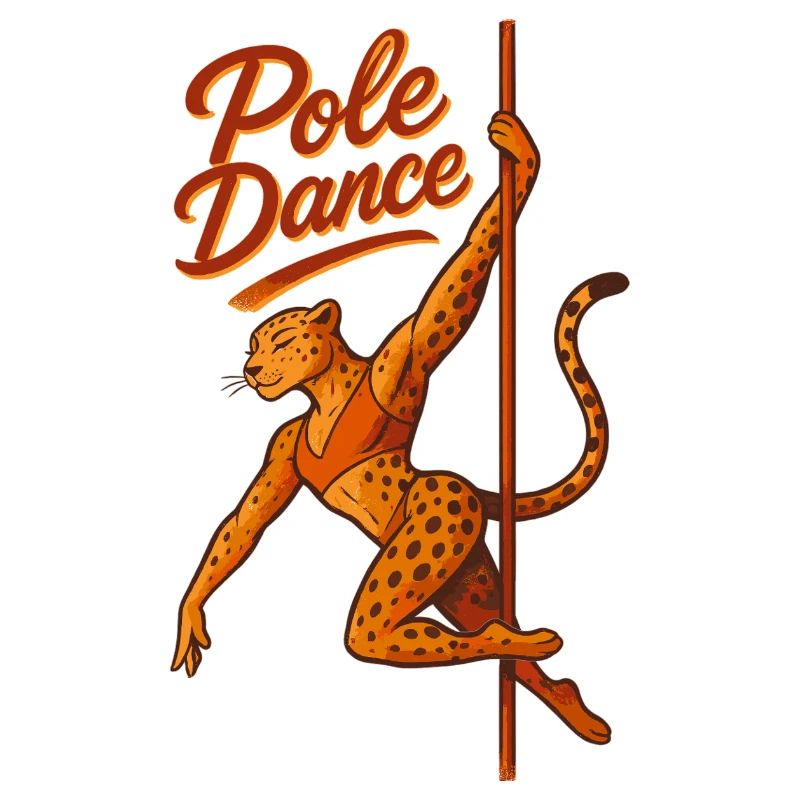 Pole dance Léopard Pole Dancer Cadeau