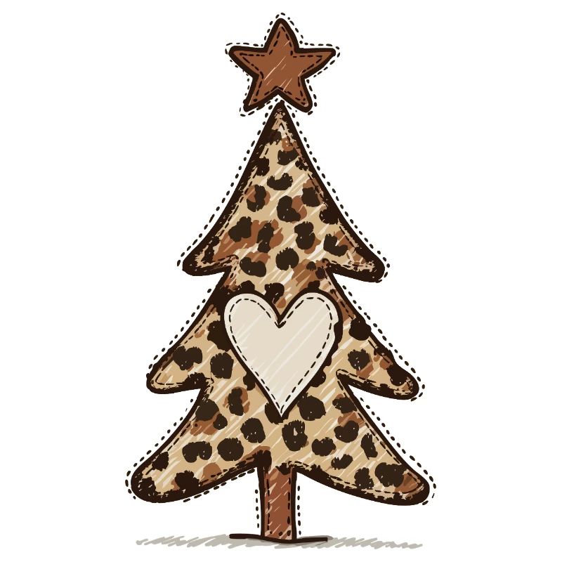 Leoprint Christmas Tree - Leo Pattern